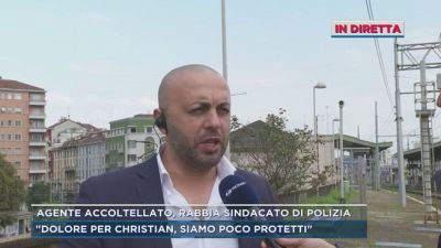 Agente accoltellato, rabbia sindacato di polizia