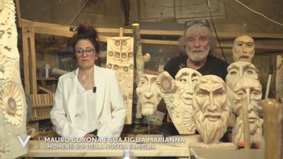 Mauro Corona e sua figlia Marianna: "I nostri momenti bui"