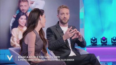 Bianca Atzei e Stefano Corti e il primo anni del figlio Noa Alexander
