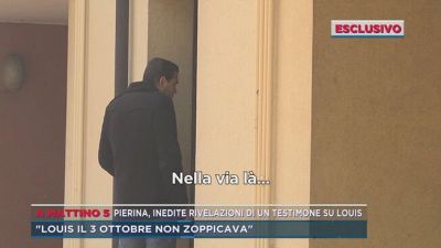 Pierina, inedite rivelazioni di un testimone su Louis