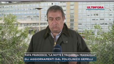 Papa Francesco, "La notte è trascorsa tranquilla"