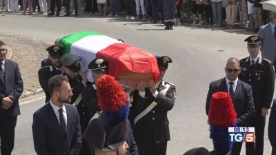 Ieri l'ultimo saluto al brigadiere Legrottaglie