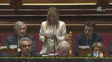 Meloni in Senato: "Non siamo in guerra e non vogliamo entrarci"