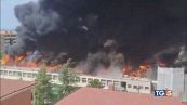 Incendio a Viterbo, Università in fiamme