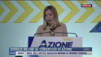Breaking News delle 14.00 | Giorgia Meloni al congresso di Azione