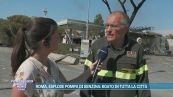 Roma, esplode pompa di benzina, boato in tutta la città
