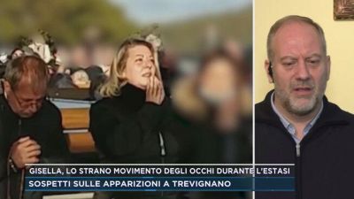 Gisella, lo strano movimento degli occhi durante l'estasi