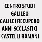 Centro Studi Galileo Galilei Recupero Anni Scolastici Castelli Romani