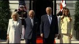 Re Carlo e Camilla negli Usa, l'incontro con Trump e Melania