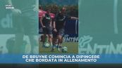 De Bruyne, che legnata!