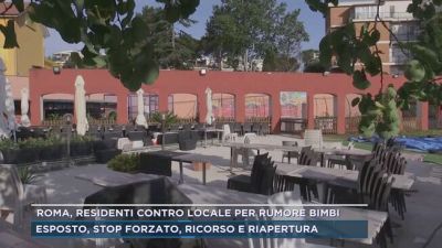 Roma, residenti contro locale per rumore bimbi