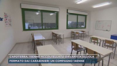 Capoterra, 15enne accoltellato davanti a scuola