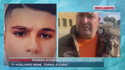 Ragazzi scomparsi, in diretta in collegamento con i genitori