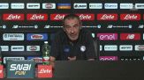 Sarri: "Sorteggio sfortunato, l'Atalanta è in costruzione, abbiamo margine di miglioramento"