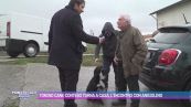 Tonino cane conteso torna a casa, l'incontro con Angiolino