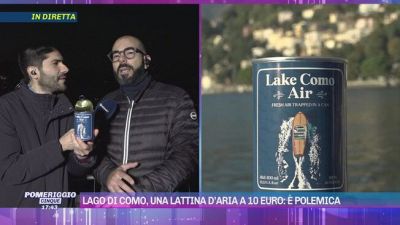 Quell'aria del lago di Como: polemica sulla lattina a 10 euro