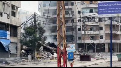 La devastazione a Beirut sud, strada per strada