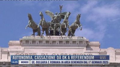 Breaking News delle 14.00 | Autonomia, Cassazione dà ok a referendum