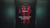 Bologna, presentata la maglia home 2025/26