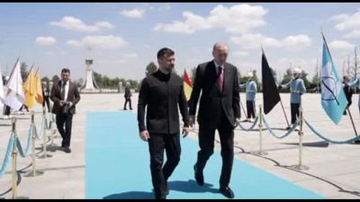 Turchia, l'incontro ad Ankara fra Erdogan e Zelensky