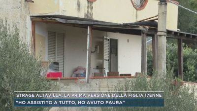 Strage Altavilla, la prima versione della figlia 17enne