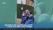 Quando sei fuori dallo stadio e incontri Cole Palmer