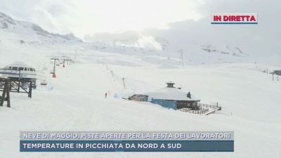 Neve di maggio, piste aperte per la festa dei lavoratori