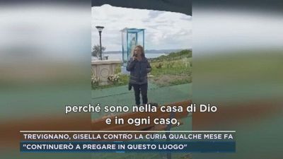Trevignano, Gisella contro la Curia qualche mese fa