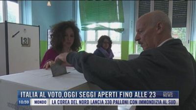 Breaking News delle 11.00 | Italia al voto, oggi seggi aperti fino alle 23