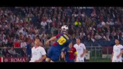 Gol di Messi in finale Champions a Roma diventa opera d'arte (virale)
