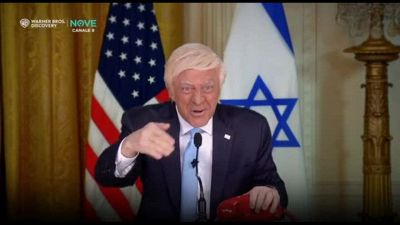 Crozza diventa Trump: Ecco Gazaland. I palestinesi? Tutti a Roccaraso