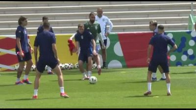 Euro 2024, gli azzurri si allenano per il match con la Svizzera