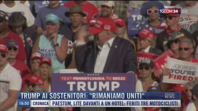 Breaking News delle 17.00 | Trump ai sostenitori: "Rimaniamo uniti"