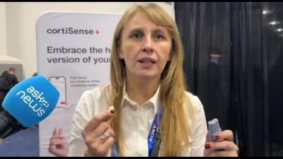 Ces 2025, il sensore che misura lo stress con la saliva