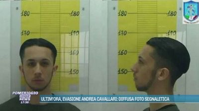 Evasione Andrea Cavallari, diffusa foto segnaletica