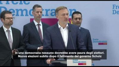 Germania, l'ex ministro Lindner: subito nuove elezioni, è cosa giusta