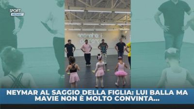 Papà Neymar, al saggio di danza tocca fare anche questo!