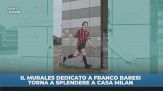 Casa Milan: ripristinato il murales dedicato a Franco Baresi