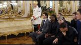 Mattarella riceve le finaliste di Coppa Italia, Milan e Bologna