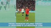 Tedeschi urlano "Messi" a CR7