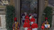 Conclave: l'ingresso dei Cardinali nella Cappella Sistina