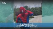 A Milanello arrivano i supereroi: ecco Spiderman!