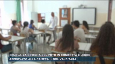 Scuola, la riforma del voto in condotta è legge
