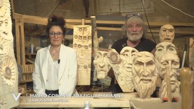 Mauro Corona e sua figlia Marianna: "La nostra famiglia"
