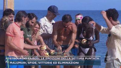 Isola dei Famosi, le emozioni della settima puntata