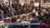 Breaking News delle 21.30 | Trump vede Zelensky, in Ungheria con Putin