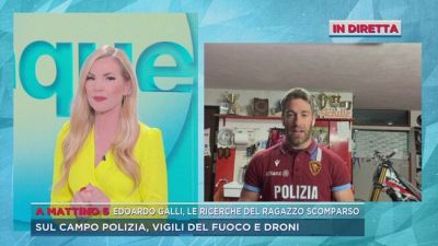 Edoardo Galli, le ricerche del ragazzo scomparso
