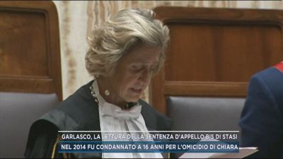 Garlasco, la lettura della sentenza d'appello bis di Stasi
