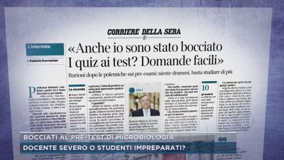 Bocciati al pre-test di microbiologia