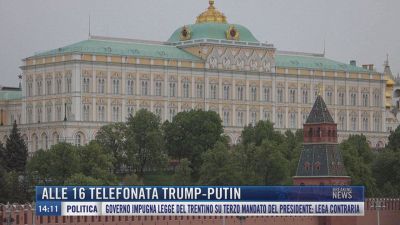 Breaking News delle 14.00 | Alle 16 telefonata Trump-Putin